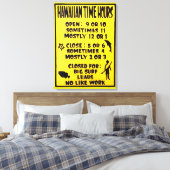 Toile plaque temporelle hawaïenne (Insitu(Chambre))