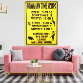 Toile plaque temporelle hawaïenne (Insitu(Salon))