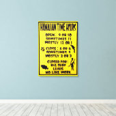 Toile plaque temporelle hawaïenne (Insitu (Plancher de Bois))