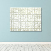 Toile Plaques of ideographic writing from the Temple of  (Insitu (Plancher de Bois))