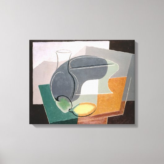 Toile Plat de fruits et carafe, 1927 (Recto)