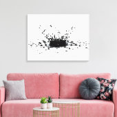 Toile Plat d'encre de chat (Insitu(Salon))