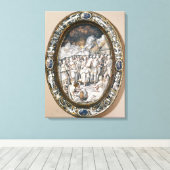 Toile Plat ovale (Insitu (Plancher de Bois))