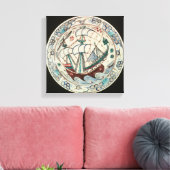 Toile Plat peint avec un navire (Insitu(Salon))