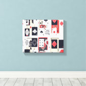 Toile Plateau de cartes (Insitu (Plancher de Bois))