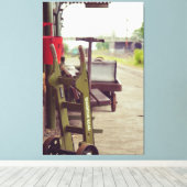 Toile Plateforme ferroviaire Vintage (Insitu (Plancher de Bois))