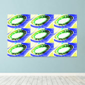 Toile Plateformes de débarquement aliens (Insitu (Plancher de Bois))