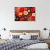 Toile Platelets Avec Cellules De Sang Rouge 2 (Insitu(Chambre))
