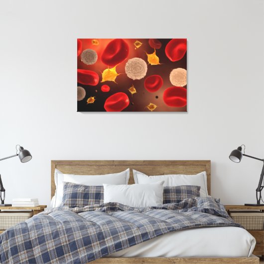 Toile Platelets Avec Cellules De Sang Rouge 2 (Insitu(Chambre))