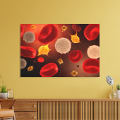 Toile Platelets Avec Cellules De Sang Rouge 2 (Insitu(Salon))