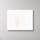 Toile Platines de surf rose (Recto)