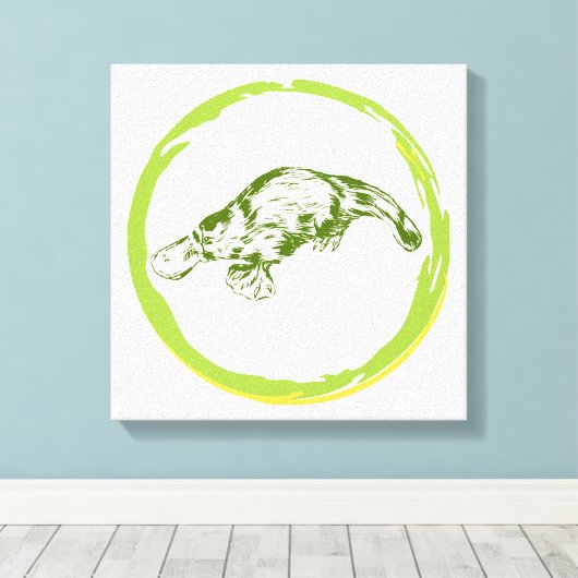 Toile platypus (Insitu (Plancher de Bois))