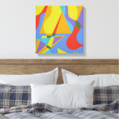 Toile Playful Geometry Canvas Print (Insitu(Chambre))