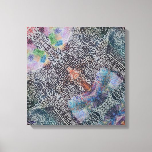 Toile Playful Wonder Stretched Canvas Print (Recto)
