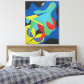 Toile Playground of Colored Shapes Canvas Print (Insitu(Chambre))