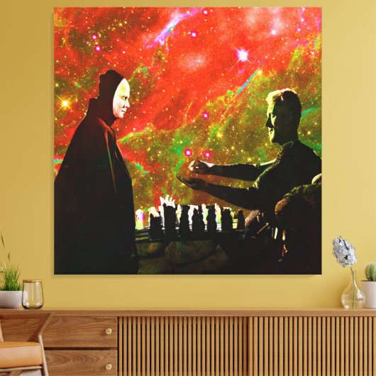 Toile Playing Chess with Death (Insitu(Salon))