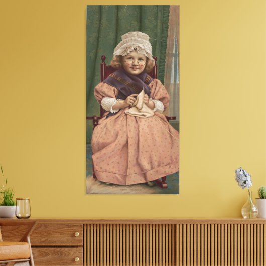 Toile  Playing grandmother  (Insitu(Salon))