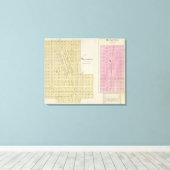 Toile Pleasanton, Mapleton et Hammond, Kansas (Insitu (Plancher de Bois))