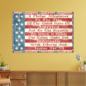 Toile Pledge d'Allegiance (Insitu(Salon))