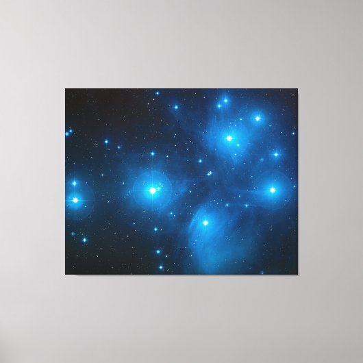 Toile Pléiades Astro Oujda asterisme étoile bleu (Recto)