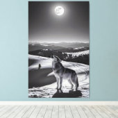 Toile pleine lune (Insitu (Plancher de Bois))