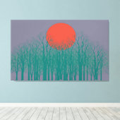 Toile Pleine lune #4 (Insitu (Plancher de Bois))