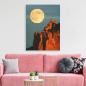 Toile Pleine lune | Basalt Cliffs Smith Rock State Park (Insitu(Salon))