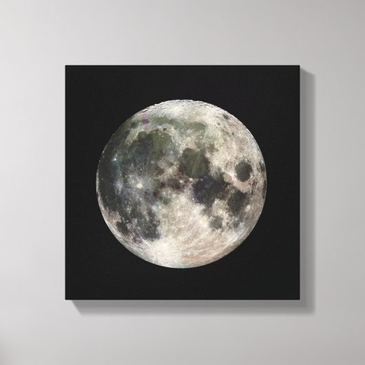 Toile Pleine lune Photographie Galileo (Recto)