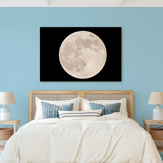 Toile Pleine lune sur les Florida Keys