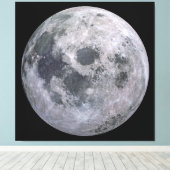 Toile PLEINE LUNE - Tableaux photo personnalisés Imprime (Insitu (Plancher de Bois))