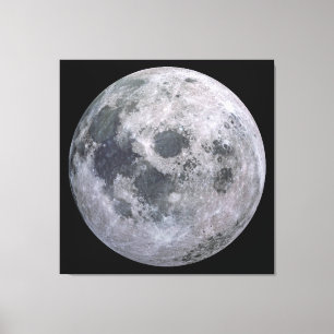 Toile PLEINE LUNE - Tableaux photo personnalisés Imprime
