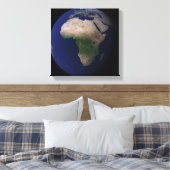 Toile Pleine Terre montrant l'Afrique, l'Europe et le Mo (Insitu(Chambre))