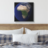 Toile Pleine Terre montrant l'Afrique, l'Europe et le Mo (Insitu(Chambre))