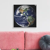 Toile Pleine Terre montrant l'Amérique du Nord et du Sud (Insitu(Salon))