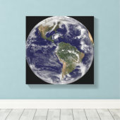 Toile Pleine Terre montrant l'ouragan Paloma (Insitu (Plancher de Bois))