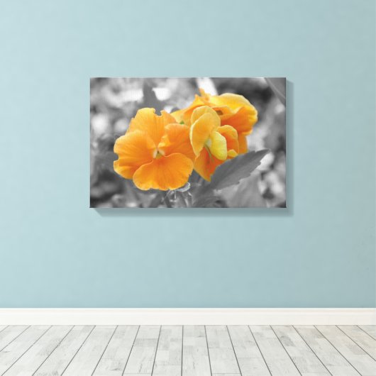 Toile Plongée d'orange (Insitu (Plancher de Bois))