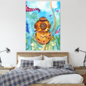 Toile Plongeur sous-marin profond (Insitu(Chambre))