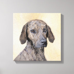 Toile Plott Peinture - Cute Original Chien Art