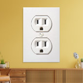 Toile Plug-in de prise électrique (Insitu(Salon))
