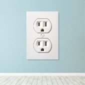 Toile Plug-in de prise électrique (Insitu (Plancher de Bois))