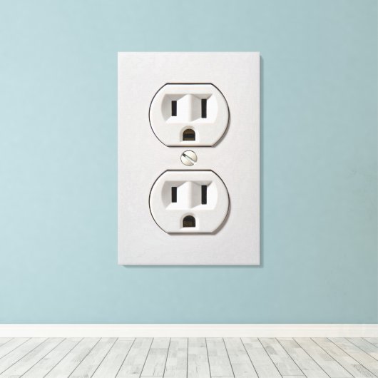 Toile Plug-in de prise électrique (Insitu (Plancher de Bois))