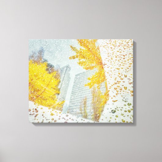 Toile Pluie d'automne (Recto)
