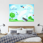 Toile Pluie de fleurs (Insitu(Chambre))