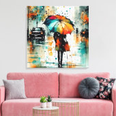 Toile Pluie D'Été Dans La Ville 2 (Insitu(Salon))