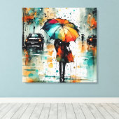 Toile Pluie D'Été Dans La Ville 2 (Insitu (Plancher de Bois))