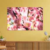 Toile Plum à fleurs - Paradize rose (Insitu(Salon))