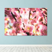 Toile Plum à fleurs - Paradize rose (Insitu (Plancher de Bois))