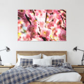 Toile Plum à fleurs - Paradize rose (Insitu(Chambre))