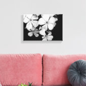 Toile Plumbago noir et blanc (Insitu(Salon))