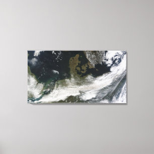 Toile Plume de cendre du volcan 2 d'Eyjafjallajokull